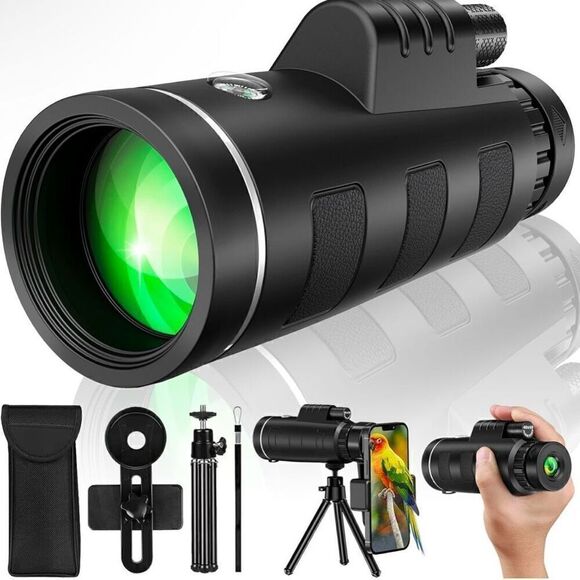 No Brand Other - 40x60 Monocular Telescope Smartphone Adapter High Powered BAK4 Prism FMC Monocul